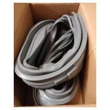 WM3400CW/00 Door Gasket For LG WM3400CW/00 Washer Door Boot WM3700HWA/03 WM3600HWA/00/03 MDS65736915 Door Gasket Seal Parts,Compatible For LG Front Load Washer Door Seal Replaces 4964148,EAP12748962 -