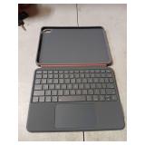 Case with Keyboard for iPad 10th Generation & 11th (A16, 2025): Bluetooth Wireless Detachable Magnetic Stand Rechargeable Keyboard with Folio Slim Compact Removable Cover with Trackpad, White Backlit 