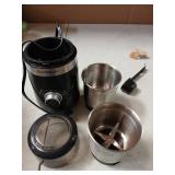 SHARDOR Electric Super Silent Blade Coffee Grinder, Timed Grind Control Rotary Knob, Adjustable Coarse to Fine for Coffee Beans, Spices & Herbs, with 2 Removable Stainless Steel Bowl, Black PREVIOUSLY