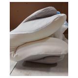 Cervical Pillow for Neck Pain Relief, Ergonomic Neck Pillow for Sleeping Contour Memory Foam Pillows with Cooling Pillowcase, Orthopedic Bed Pillow for Side Back Stomach Sleepers - Retail: $25