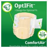 FitRight Adult Diapers, Extra+ Heavy Absorbency, XL (Waist Size 56in-64in), 20 Count, OptiFit Incontinence Briefs for Men and Women, Disposable, Moisture-Wicking, Leak Protection, - Retail: $14