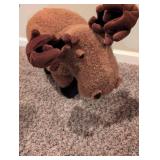 Plush Brown Moose Stuffed Animal