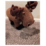 Plush Brown Moose Stuffed Animal