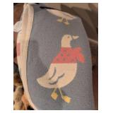 1986 Crown Crafts Duck Pattern Throw Blanket