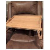 Bamboo Adjustable Bed Serving Table