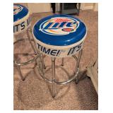 Miller Lite Bar Stools Set of 2