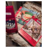 Hallmark Christmas Bundle - Penguin Ornament, Book & Display Stand