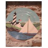 Warren Kimble Coastal Lighthouse Decorative Plate