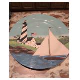 Warren Kimble Coastal Lighthouse Decorative Plate