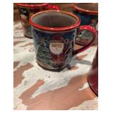 Christmas Holiday Ceramic Mug Set