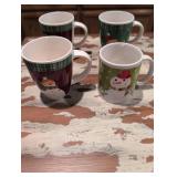 Snowman Holiday Coffee Mug Set