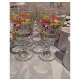 Holiday Snowman Wine Glasses Set of 12