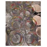 Holiday Snowman Wine Glasses Set of 12