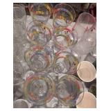 Holiday Snowman Wine Glasses Set of 12