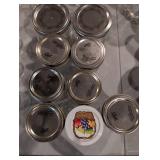 Ball Mason Jars with Fruit Design Lids