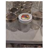 Ball Mason Jars with Fruit Design Lids