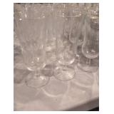 Traditional Crystal Clear Pilsner Glass Set of 11