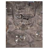 Classic Aviation Wine Glass Set - Douglas DC-8, Boeing 247-D, Martin M-130 set of 6