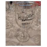 Classic Aviation Wine Glass Set - Douglas DC-8, Boeing 247-D, Martin M-130 set of 6