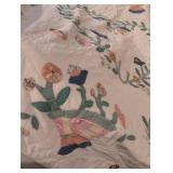 Handmade Queen  Floral Applique Quilt