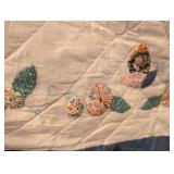 Handmade Queen  Floral Applique Quilt