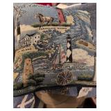 Donna Sharp King Sized Handmade  Lighthouse Quilt and bedding set