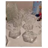 Clear Glass Sundae Dessert Cups Set