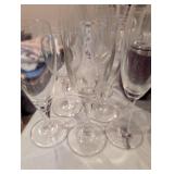 Crystal Champagne Flutes Set