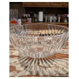 Crystal Cut Glass Serving Bowl