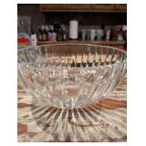 Crystal Cut Glass Serving Bowl