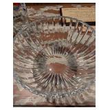 Crystal Cut Glass Serving Bowl