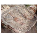 Crystal Star Pattern Serving Bowl