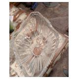 Crystal Star Pattern Serving Bowl