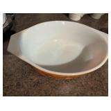Pyrex Orange Fruit Pattern 2.5 Qt Casserole Dish