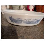 Pyrex Steamboat Pattern Bowl