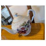 Floral Decorated Newport Fine China Teapot