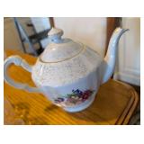 Floral Decorated Newport Fine China Teapot