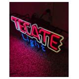 Vintage Tecate Beer Neon