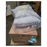 Harper & Bright Designs 131.9 in. Linen Blend U-shaped Modular Sectional Sofa in Beige with 2-Storage Ottomans - Retail: $1,134