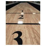 American Legend Brookdale 9" LED Light Up Shuffleboard Table with Bowling DAMAGED (See Pictures and Description) - Retail: $1,055