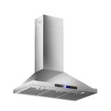 INATECK36 in. 900 CFM Convertible Wall Mount Range Hood with Remote, Touch Control LCD, Long-term Manufacture