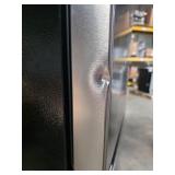 Vissani7.2 cu. ft. Top Freezer Refrigerator in Fingerprint Resistant Stainless Steel Look DAMAGED (See Pictures and Description) - Retail: $449