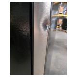 Vissani7.2 cu. ft. Top Freezer Refrigerator in Fingerprint Resistant Stainless Steel Look DAMAGED (See Pictures and Description) - Retail: $449