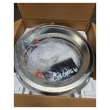 Solo StoveCanyon 30 in Stainless Steel Wood Burning Outdoor Fire Pit with Stand and Shelter - Retail: $699