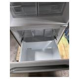 Vissani30 in. 18.7 cu. ft. Bottom Freezer Refrigerator in Fingerprint Resistant Stainless Steel, Garage Ready DAMAGED (See Pictures and Description) - Retail: $969