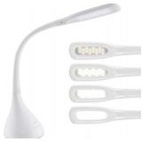 OttLite Creative Curves LED Desk Lamp with Adjustable Neck - Dimmable with 4 Brightness Settings & Energy Efficient Natural Daylight LEDs for Home Office, Computer Desk, & Dorms