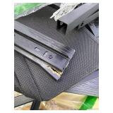 Vagusicc Nightstand with Charging Station, Bedside Table with USB Ports and Outlet, End Table Side Table with 2 Fabric Drawers for Bedroom, Living Room, Black