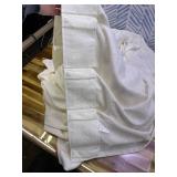 Natural Linen Curtains 96 Inches Long for Living Room Dining 2 Panels Back Tab Loop Pocket Airy Light Filtering Semi Privacy Sheer Cream Curtains for Bedroom Vintage Farmhouse Cottage Core Decor 8 FT