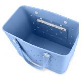 X-Large Rubber Tote Beach Bag for Women | Medium Durable Rubber Bag Waterproof Washable Versatile Tote Bags