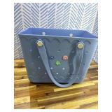 X-Large Rubber Tote Beach Bag for Women | Medium Durable Rubber Bag Waterproof Washable Versatile Tote Bags